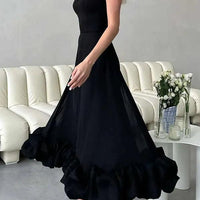 Lightweight Flowy Tiffany Women's Long-Sleeve Summer Dress - Rebooters -Women's Dresses