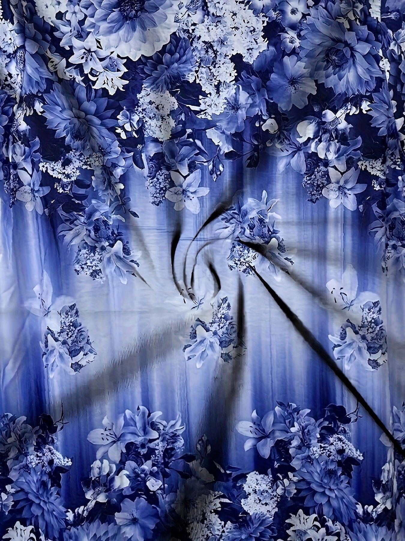 Floral V-Neck Top With Lace-Up Detail For Women Stylish Rebooters Womens Shirts