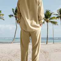 Plus Size Casual Men's 2-Piece Set for Warm Weather Rebooters mens 2 piece set