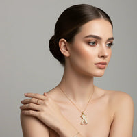 Letter Necklace A–Z, Gold Initial Necklace | Rebooters