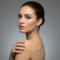 Letter Necklace A–Z, Gold Initial Necklace | Rebooters