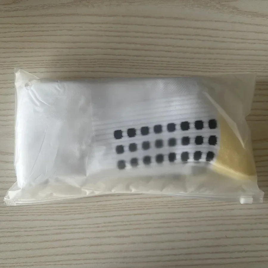 Football Training Socks – Knee-High, Thickened, Anti-Slip Grip, Breathable Stretch, One Size - Rebooters