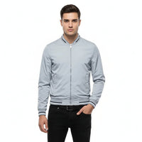 Aaron Men's Long-Sleeve Casual Bomber Jacket for Style - Rebooters