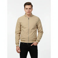Aaron Men's Long-Sleeve Casual Bomber Jacket for Style - Rebooters