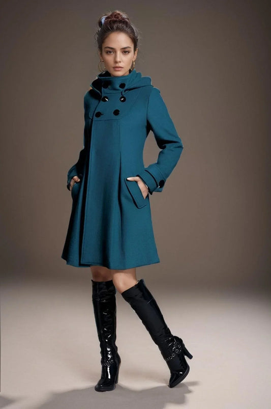 Adele Women's Classic Jacket Coat – Soft Stylish Functional - Womens Jackets Rebooters