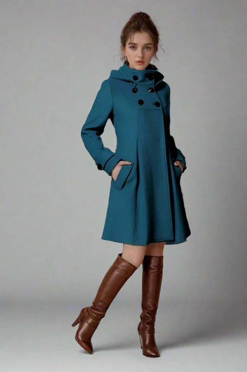 Adele Women's Classic Jacket Coat – Soft Stylish Functional - Womens Jackets Rebooters