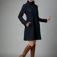 Adele Women's Classic Jacket Coat – Soft Stylish Functional - Womens Jackets Rebooters