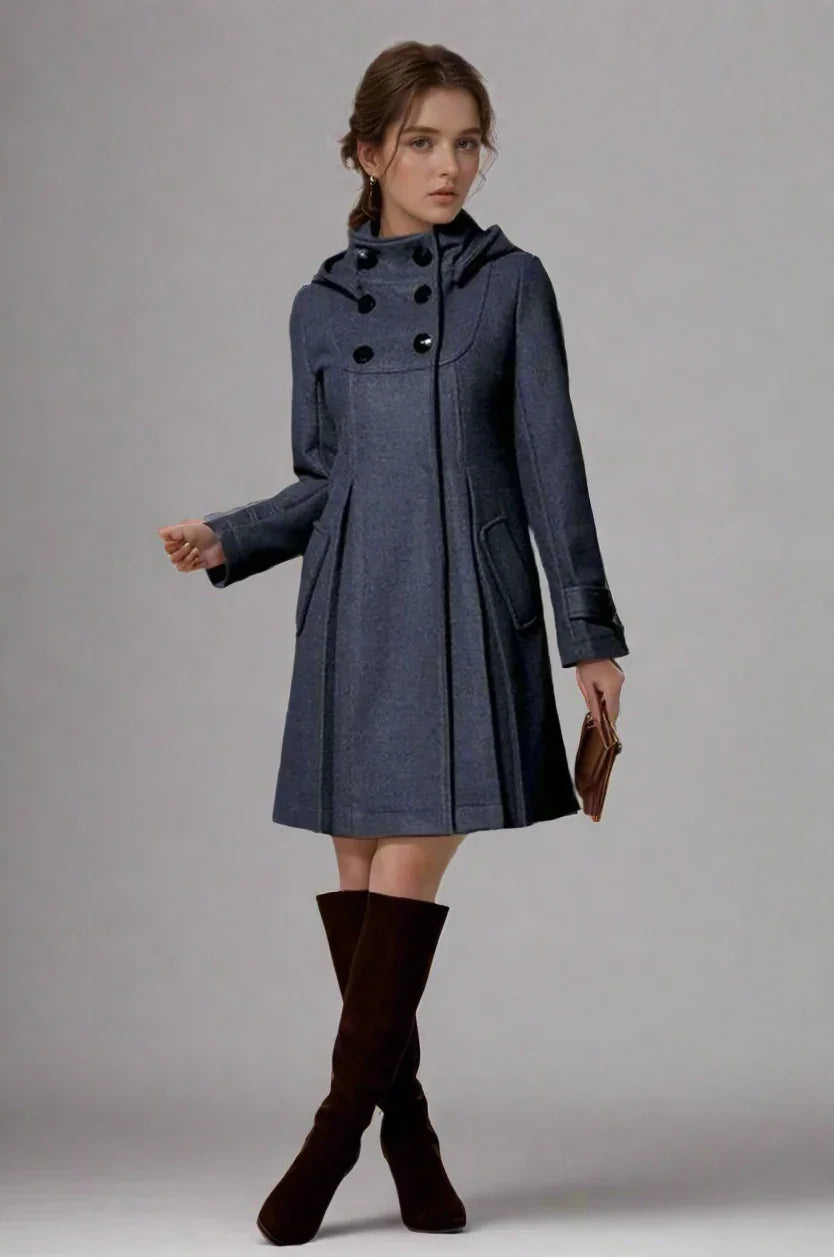 Adele Women's Classic Jacket Coat – Soft Stylish Functional - Womens Jackets Rebooters