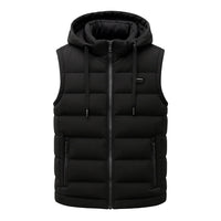 Alban Men’s Hooded Sleeveless Jacket | Rebooters