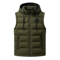 Alban Men’s Hooded Sleeveless Jacket | Rebooters