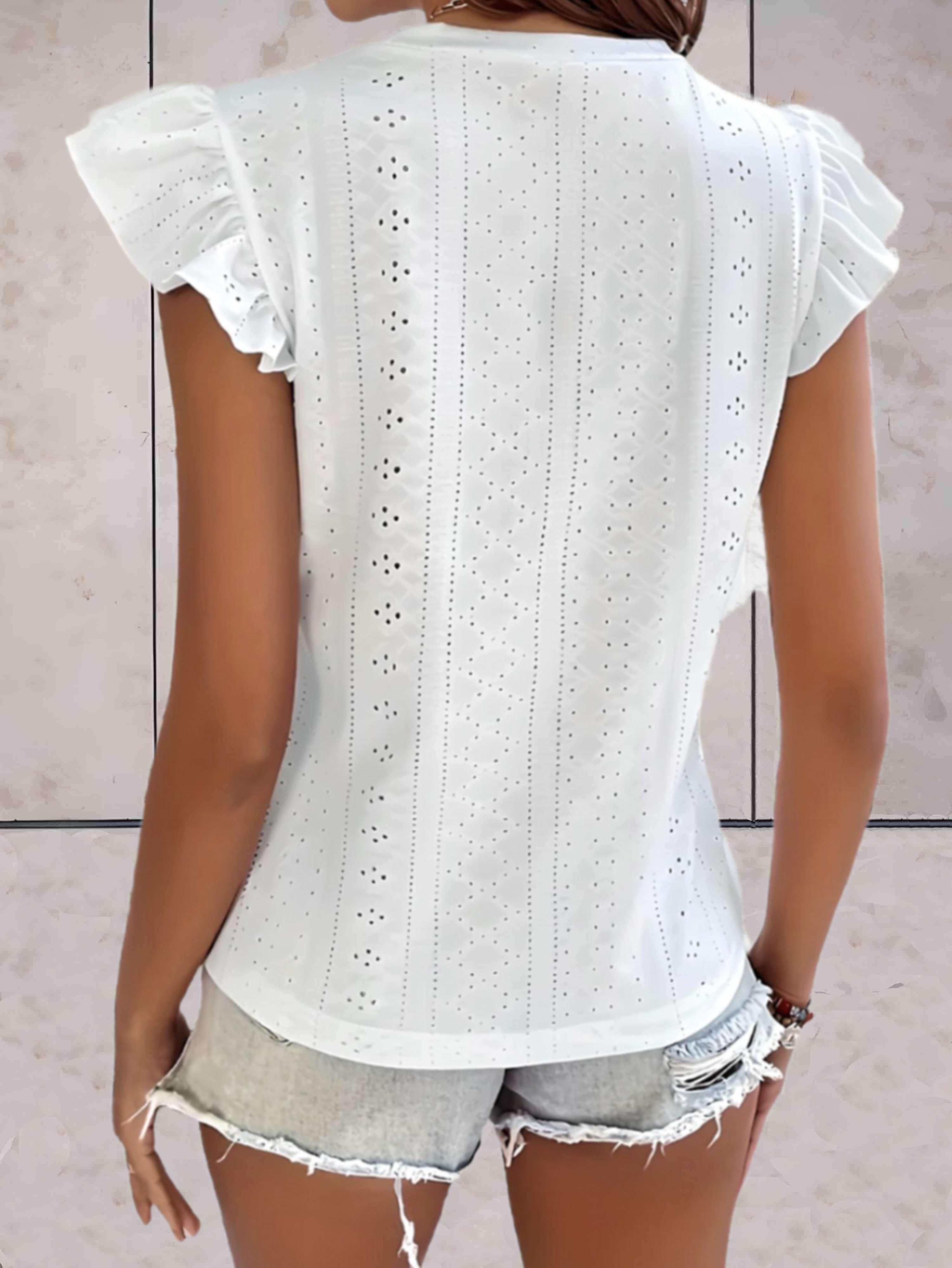 Sleeveless Ruffled Casual Top for Women - Stylish Elegance - Rebooters