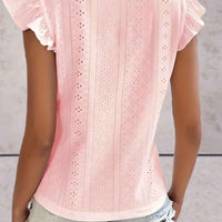 Sleeveless Ruffled Casual Top for Women - Stylish Elegance Rebooters Womens Shirts