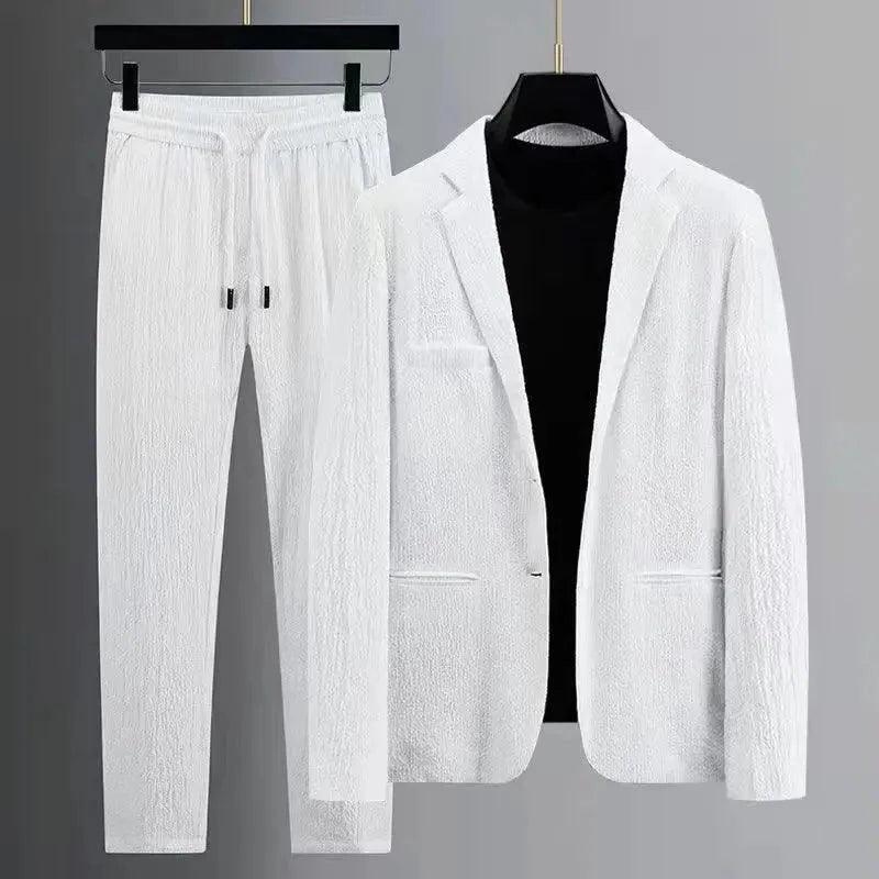 Aleksi Mens Casual Blazer Outfit Set | Rebooters