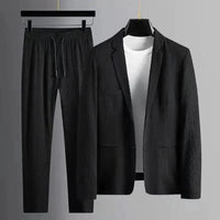 Aleksi Men's Casual Blazer Outfit Set For Stylish Comfort - Rebooters