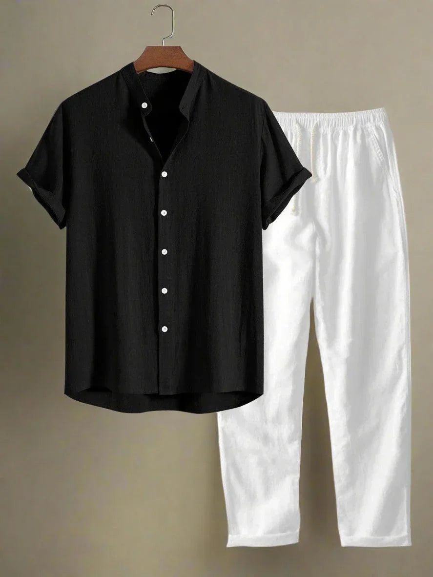 Allard Men's Two-Piece Outfit Set for Stylish Comfort - Rebooters