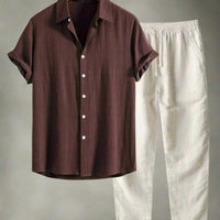 Allard Men's Two-Piece Outfit Set for Stylish Comfort - Rebooters
