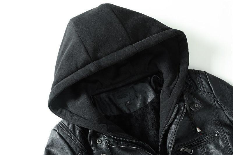 Amara Women's Hooded Faux Leather Jacket for Stylish Wear Rebooters