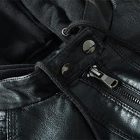 Amara Women's Hooded Faux Leather Jacket for Stylish Wear Rebooters