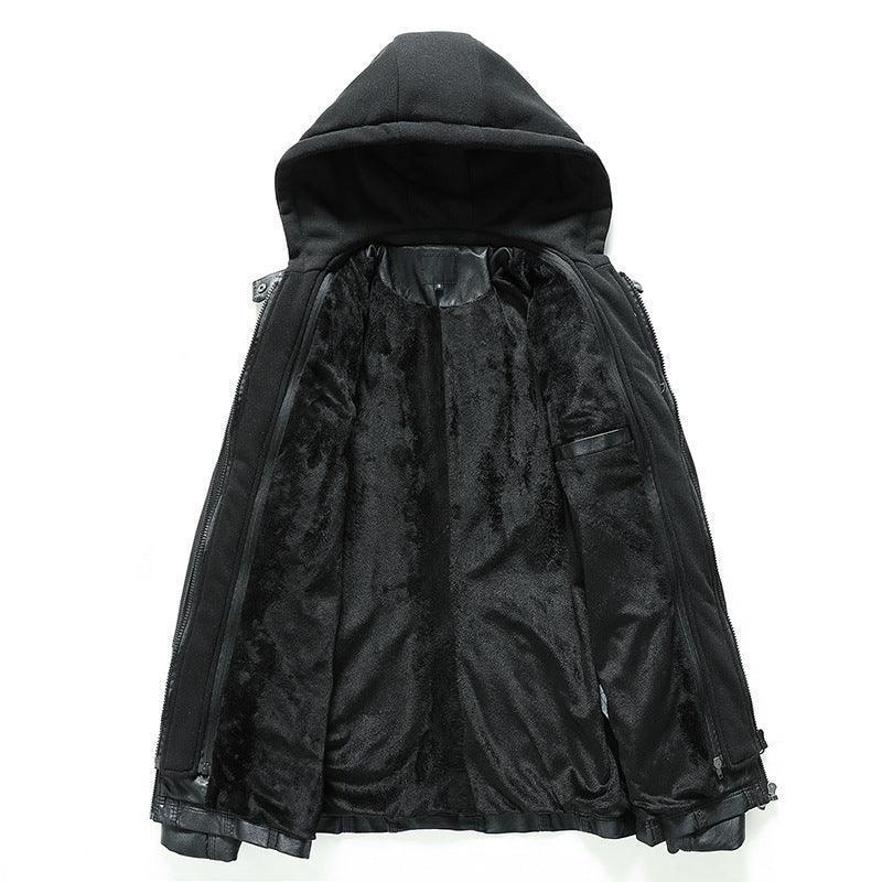 Amara Women's Hooded Faux Leather Jacket for Stylish Wear Rebooters