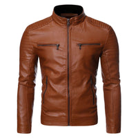 Angel Men's Leather Jacket Slim Fit for Stylish Comfort - Rebooters Mens Leather Jackets