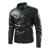 Angel Men's Leather Jacket Slim Fit for Stylish Comfort - Rebooters Mens Leather Jackets