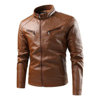 Angel Men's Leather Jacket Slim Fit for Stylish Comfort - Rebooters Mens Leather Jackets
