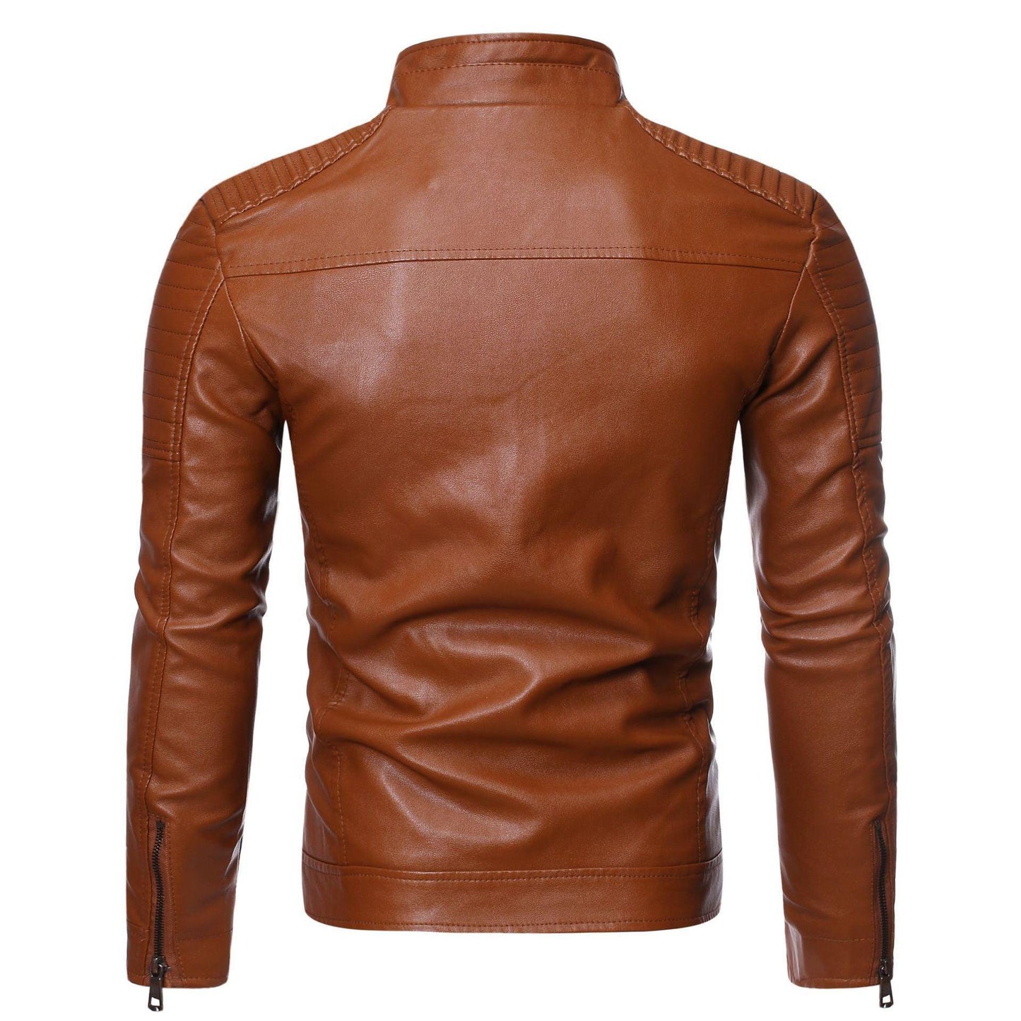 Angel Men's Leather Jacket Slim Fit for Stylish Comfort - Rebooters Mens Leather Jackets