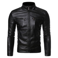 Angel Men's Leather Jacket Slim Fit for Stylish Comfort - Rebooters Mens Leather Jackets