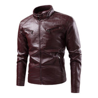 Angel Men's Leather Jacket Slim Fit for Stylish Comfort - Rebooters Mens Leather Jackets