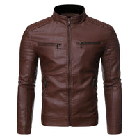 Angel Men's Leather Jacket Slim Fit for Stylish Comfort - Rebooters Mens Leather Jackets