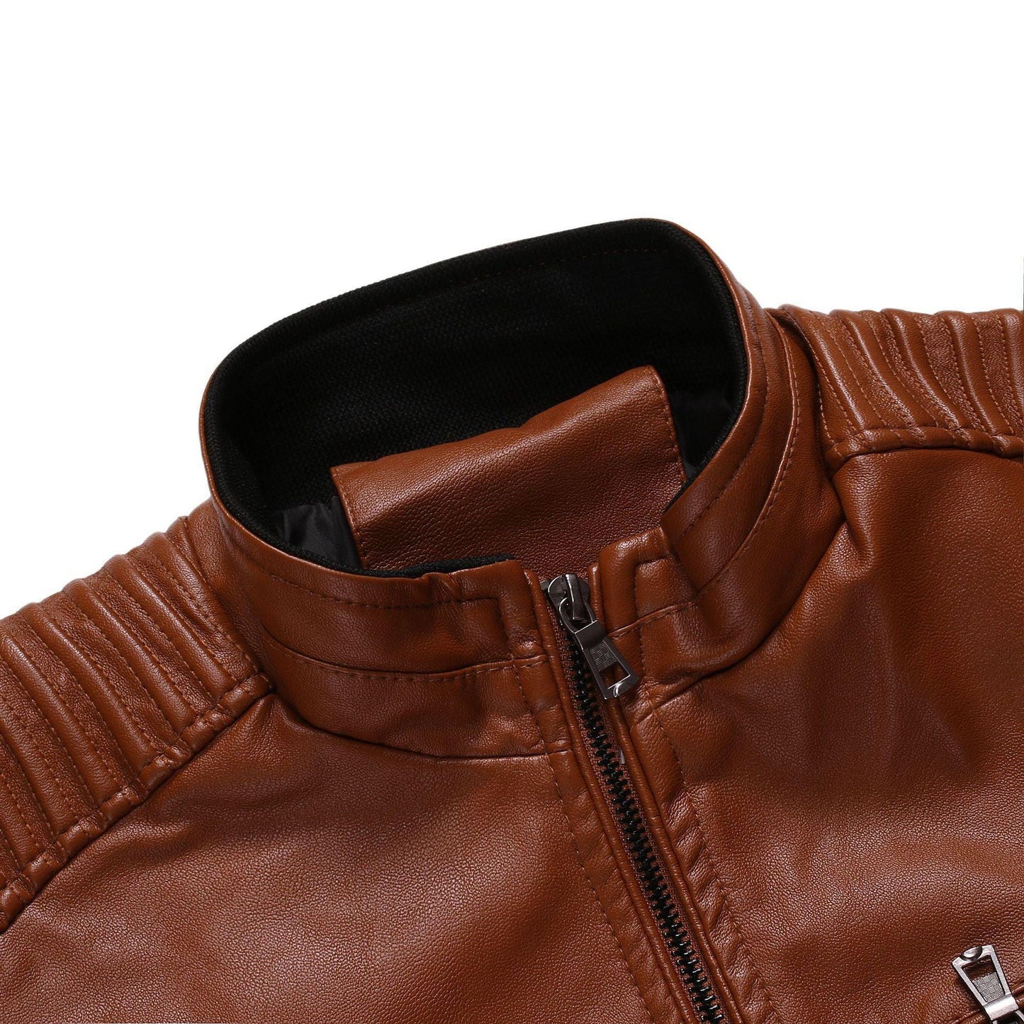 Angel Men's Leather Jacket Slim Fit for Stylish Comfort - Rebooters Mens Leather Jackets