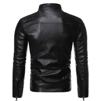 Angel Men's Leather Jacket Slim Fit for Stylish Comfort - Rebooters Mens Leather Jackets