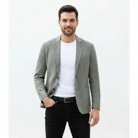 Antonio Men's Linen Blazer Jacket for Stylish Comfort - Rebooters