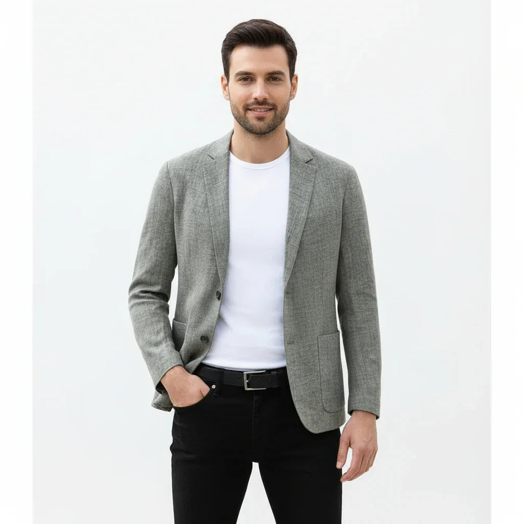 Antonio Men's Linen Blazer Jacket for Stylish Comfort - Rebooters