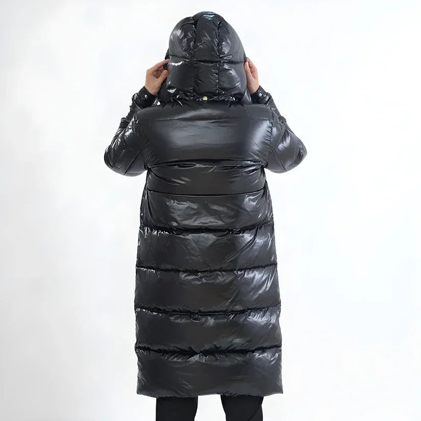Arcadius Men’s Long Hooded Down Puffer Coat | Rebooters
