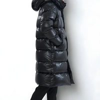 Arcadius Men’s Long Hooded Down Puffer Coat | Rebooters