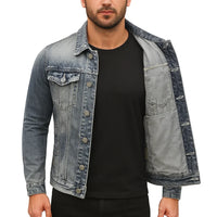 Arnav Men’s Denim Jacket | Rebooters