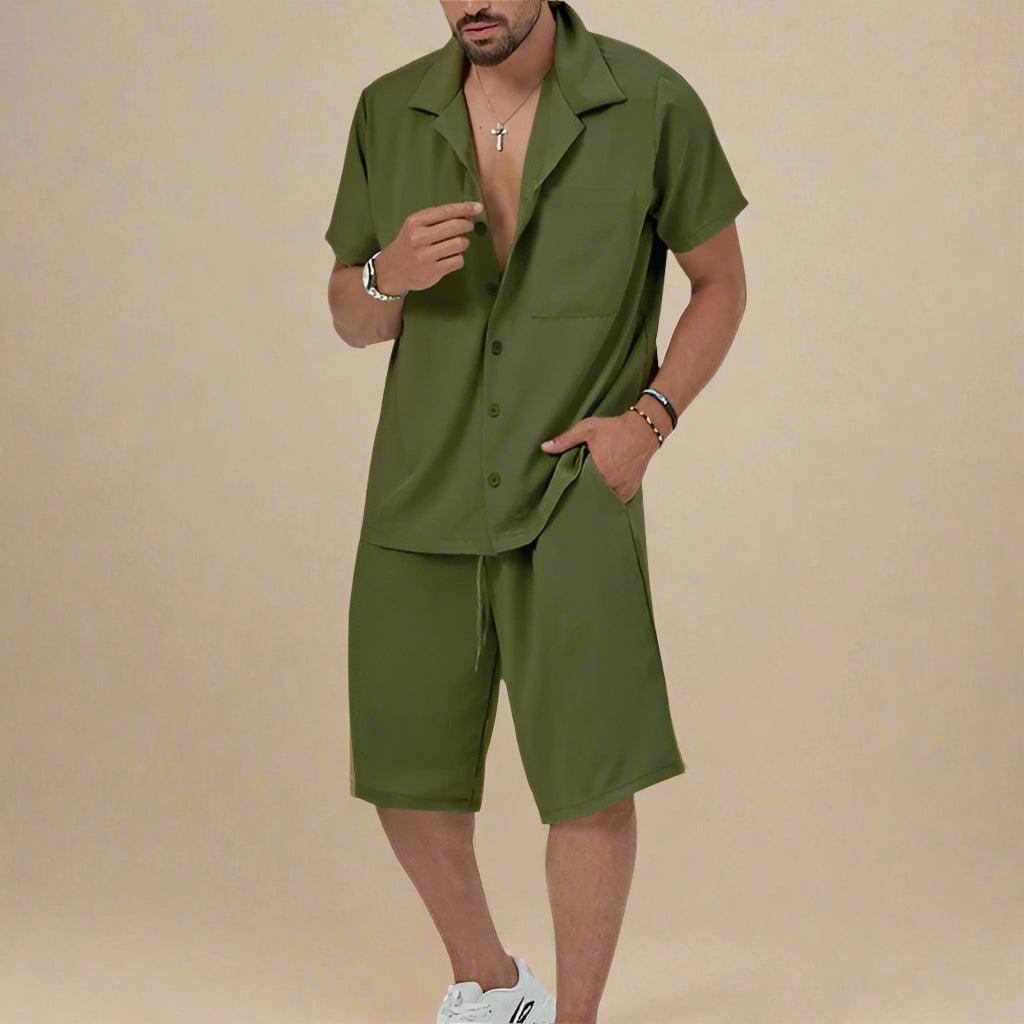 Arsenio Men's Two-Piece Summer Outfit for Comfort Rebooters - mens 2 piece set