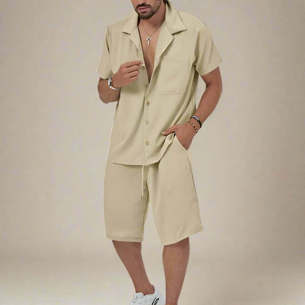 Arsenio Men's Two-Piece Summer Outfit for Comfort Rebooters - mens 2 piece set