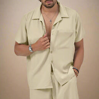 Arsenio Men's Two-Piece Summer Outfit for Comfort Rebooters - mens 2 piece set