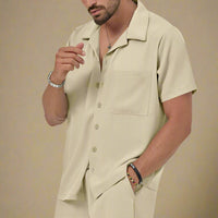 Arsenio Men's Two-Piece Summer Outfit for Comfort Rebooters - mens 2 piece set