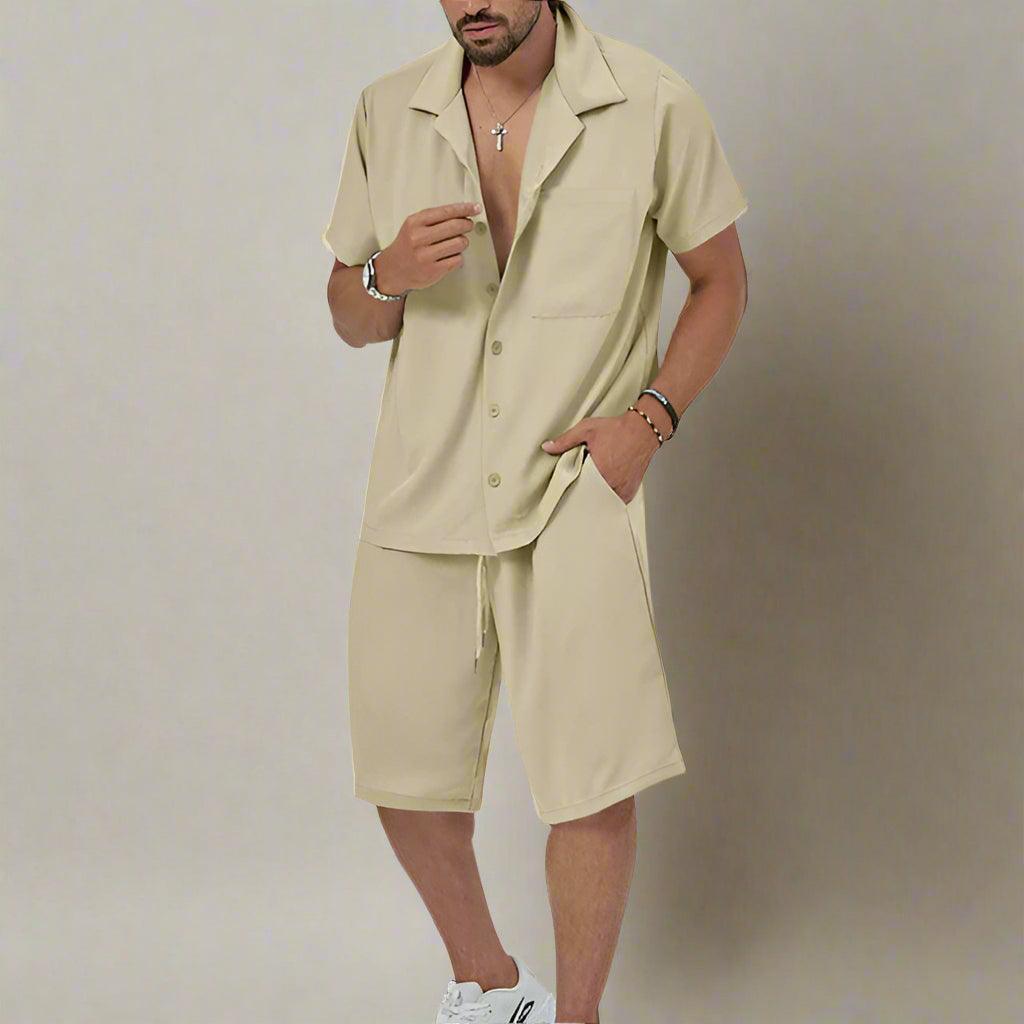 Arsenio Men's Two-Piece Summer Outfit for Comfort Rebooters - mens 2 piece set