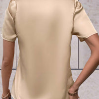 Women's Casual Overlap Patterned Top for Stylish Comfort Rebooters Womens Shirts