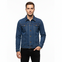 Avi Men’s Solid Denim Jacket | Rebooters