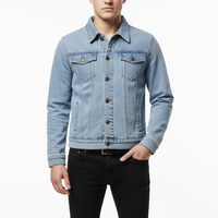 Avi Men’s Solid Denim Jacket | Rebooters