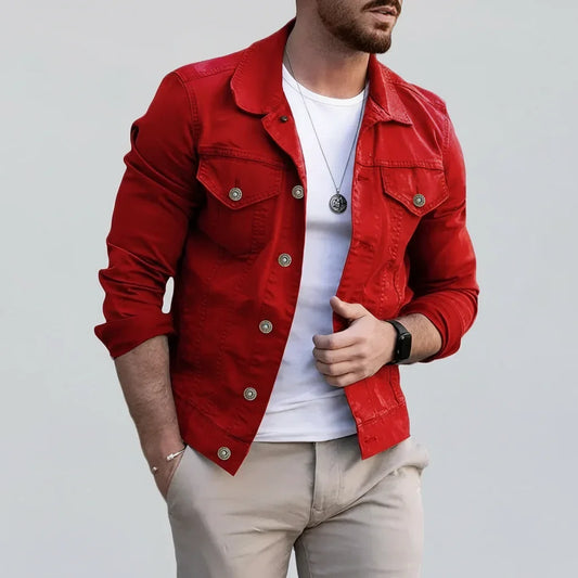 Axel Men's Denim Jacket for Stylish Casual Wear Rebooters Mens Denim Jackets