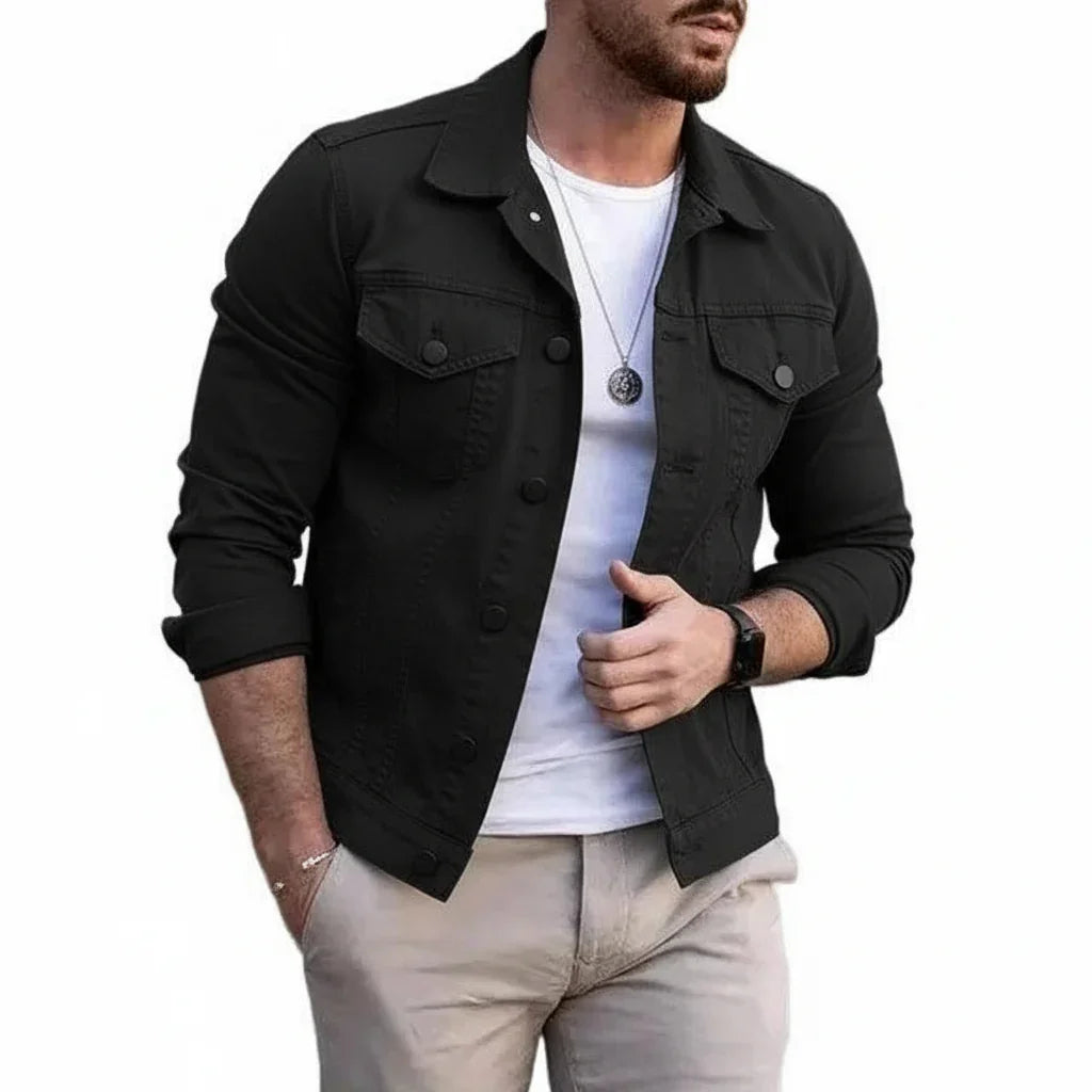 Axel Men's Denim Jacket for Stylish Casual Wear Rebooters Mens Denim Jackets