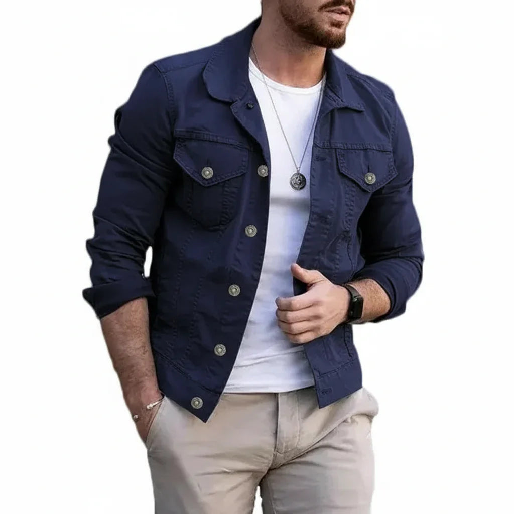 Axel Men's Denim Jacket for Stylish Casual Wear Rebooters Mens Denim Jackets