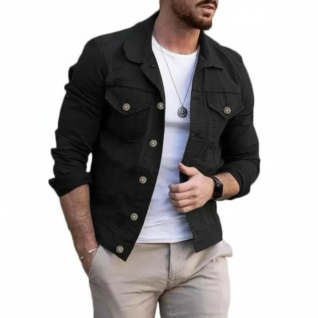 Axel Men's Denim Jacket for Stylish Casual Wear Rebooters Mens Denim Jackets