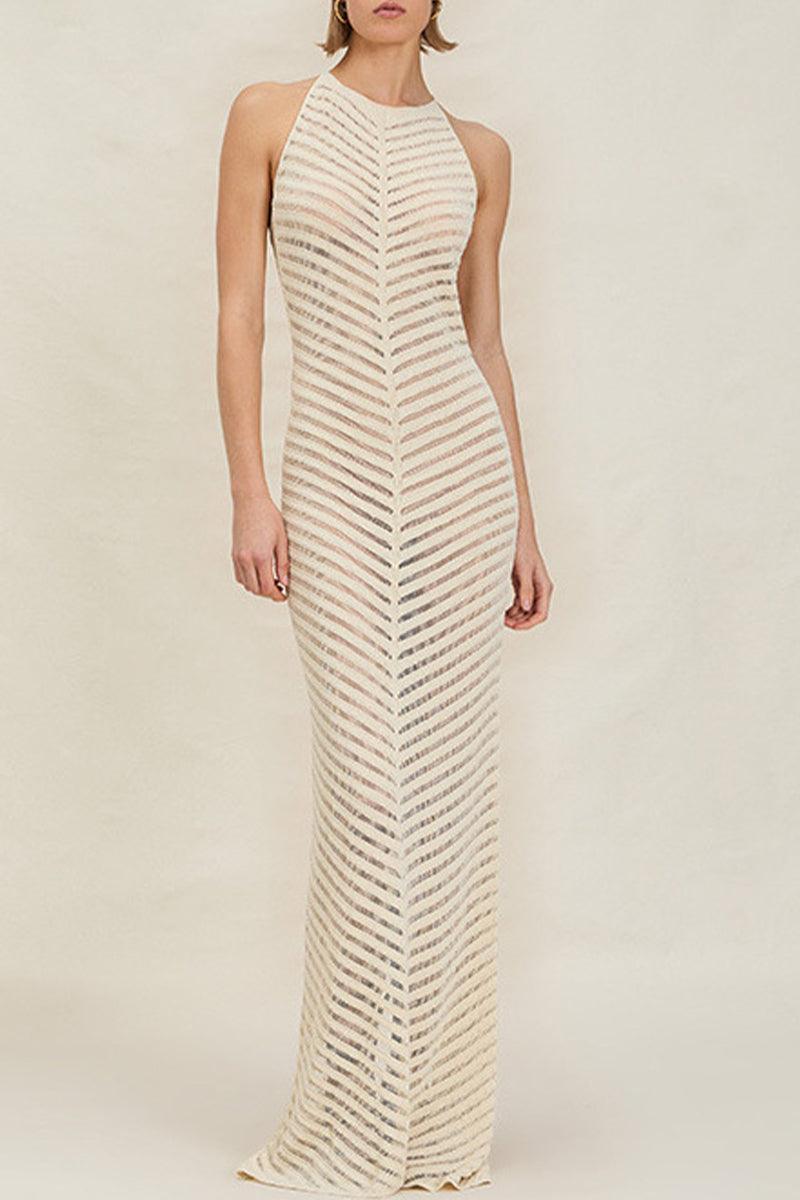 Florence Sea Breeze Knit Dress for Effortless Style Rebooters Maxi Women's Dresses
